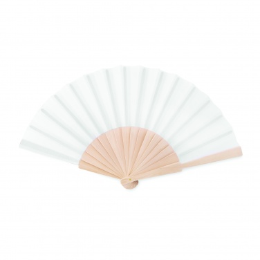 Logotrade business gift image of: Manual hand fan wood