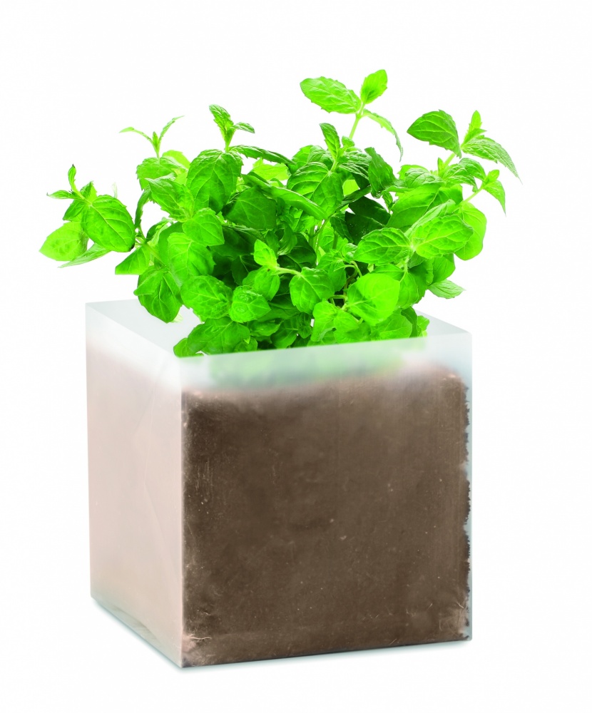 Logo trade promotional items picture of: Compost with seeds "MINT"