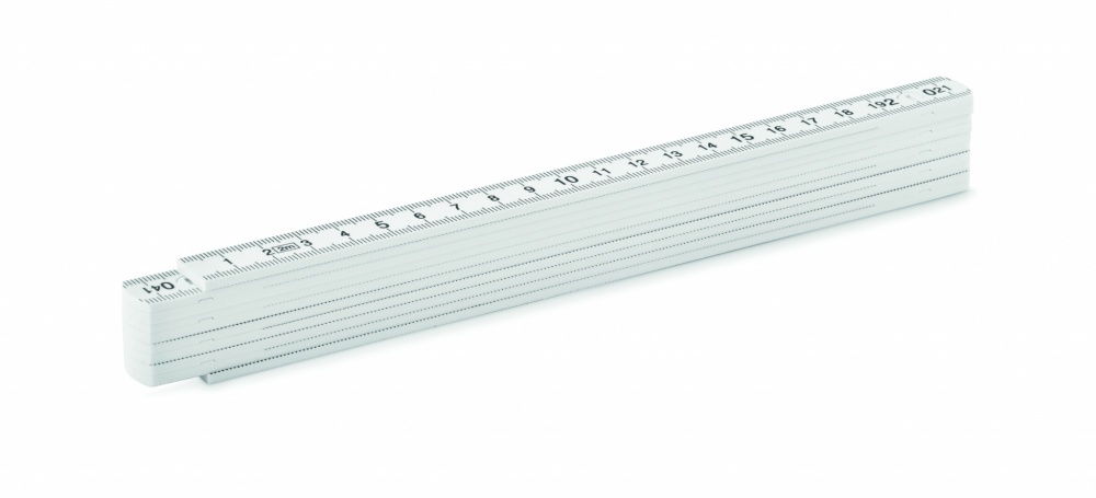 Logo trade promotional merchandise image of: Folding ruler 2m