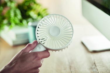Logo trade promotional gifts picture of: USB desk fan with stand 