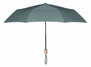 Logo trade promotional merchandise picture of: 21 inch RPET foldable umbrella