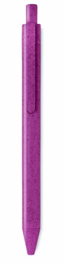 Logotrade advertising products photo of: Wheat Straw/ABS push type pen