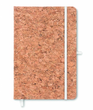 Logotrade promotional gift image of: A5 cork notebook 96 lined
