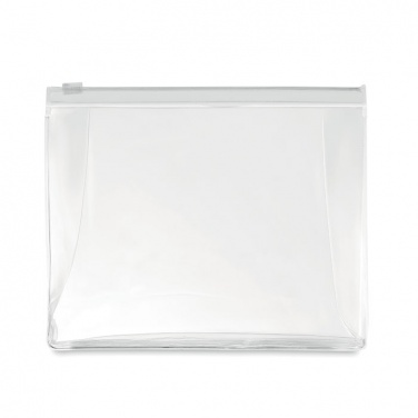 Logo trade promotional products image of: Cosmetic pouch with zipper