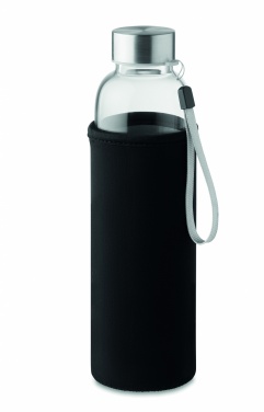 Logo trade promotional products picture of: Single wall glass bottle 500ml