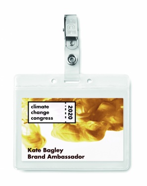 Logo trade promotional gift photo of: PVC badge holder