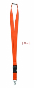 Logo trade corporate gift photo of: Lanyard with metal hook 25mm