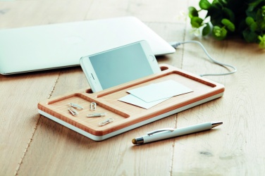 Logo trade business gifts image of: Wireless charging pad 5W MALABAR