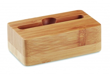 Logotrade business gifts photo of: Bamboo phone stand-amplifier CARACOL