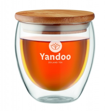 Logotrade corporate gift picture of: Double wall glass 250ml Hamburg