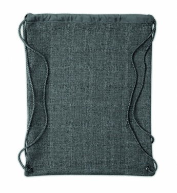 Logotrade promotional merchandise photo of: 1200D heathered drawstring bag
