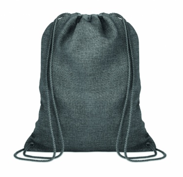 Logotrade promotional product picture of: 1200D heathered drawstring bag