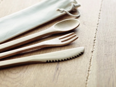 Logotrade advertising product picture of: Bamboo cutlery set