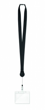 Logo trade promotional gifts image of: Lanyard retractable clip
