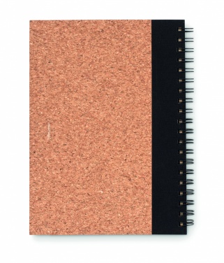 Logotrade promotional product picture of: Cork notebook with pen