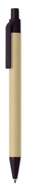 Logotrade advertising product picture of: Push ball pen coffee husk/ABS