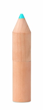 Logotrade advertising product picture of: 6 pencils in wooden box