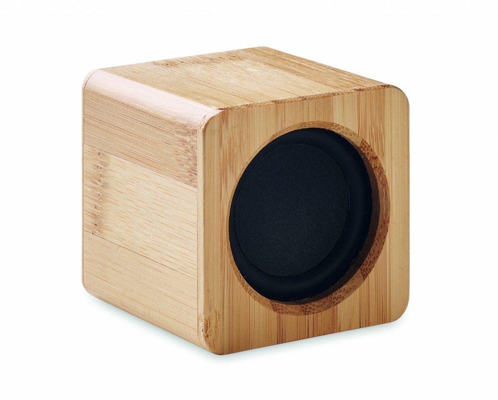 Logotrade promotional item image of: Bamboo wireless speaker