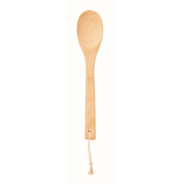 Logo trade promotional gift photo of: Spoon salad bamboo