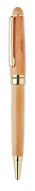 Logo trade promotional items picture of: Bamboo twist-action ballpoint pen in a box