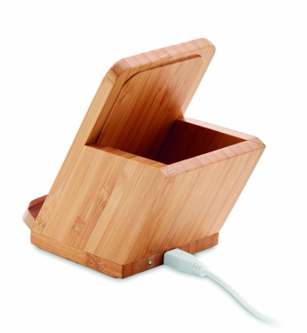 Logo trade advertising products image of: Wireless charger pen holder 5W BAICOI