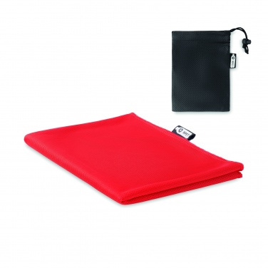 Logotrade promotional giveaway picture of: RPET sports towel and pouch