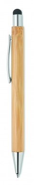 Logotrade promotional products photo of: Bamboo ballpoint pen with blue ink