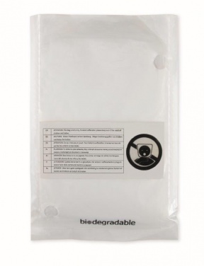 Logotrade promotional item picture of: Biodegradable poncho and bag