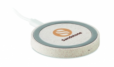 Logo trade promotional products picture of: Wheat straw/ABS charger 5W