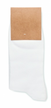 Logo trade promotional items image of: Pair of socks in gift box L