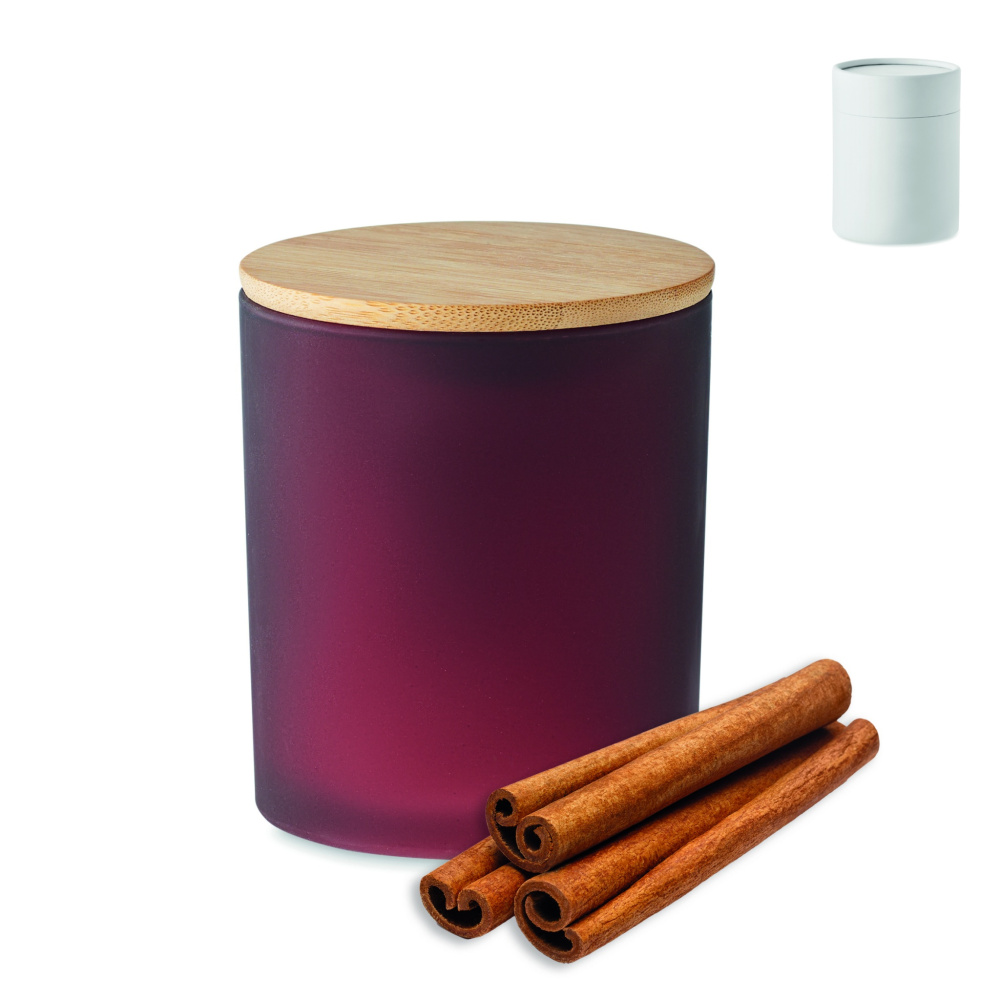 Logotrade corporate gift image of: Plant based wax candle 200 gr