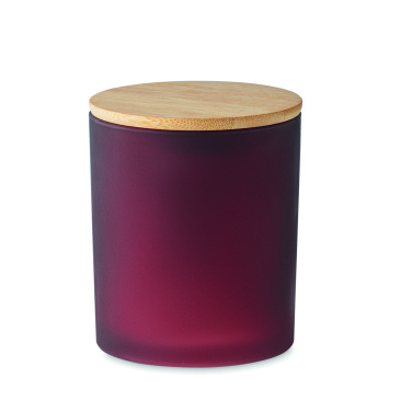 Logo trade promotional giveaway photo of: Plant based wax candle 200 gr