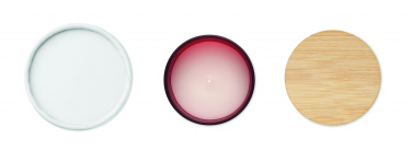 Logo trade promotional item photo of: Plant based wax candle 200 gr