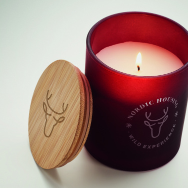 Logotrade promotional giveaway picture of: Plant based wax candle 200 gr