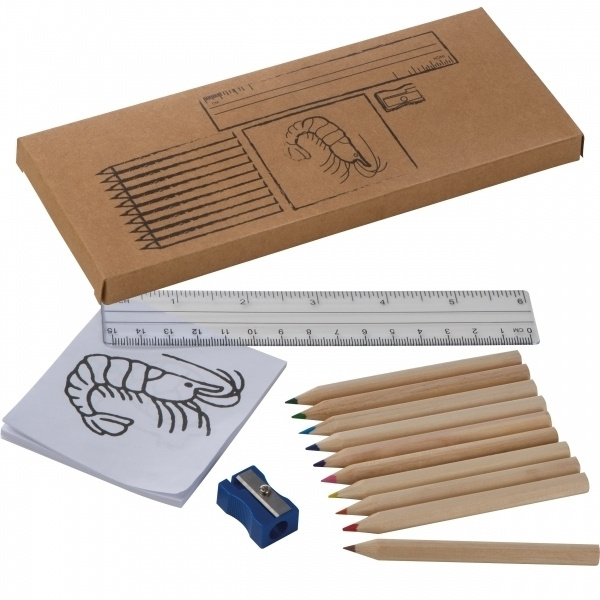 Logotrade promotional products photo of: Drawing set for kids LITTLE PICASSO