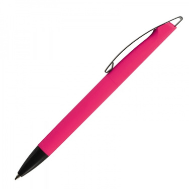 Logotrade promotional merchandise picture of: Metal ballpen soft touch BRESCIA