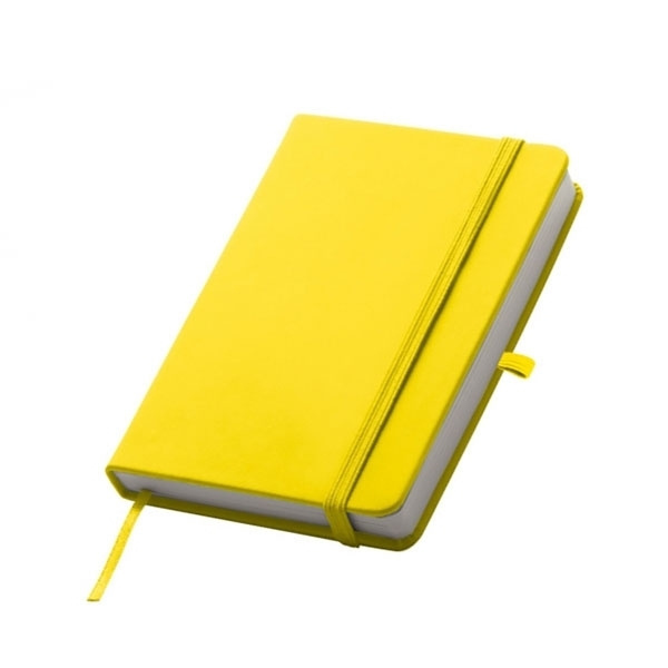 Logotrade promotional item picture of: A6 note book LUBECK