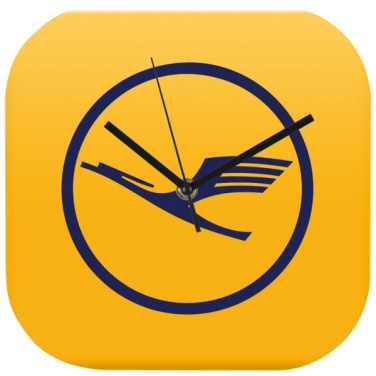 Logotrade corporate gift picture of: Wall clock with all over clock face BEL AIR