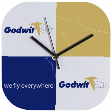 Logo trade advertising products image of: Wall clock with all over clock face BEL AIR