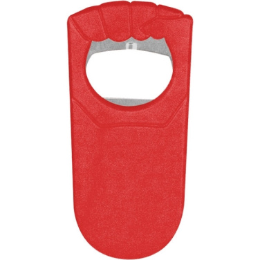 Logo trade business gift photo of: Fist bottle opener LUTON