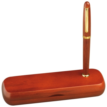 Logo trade promotional merchandise photo of: Rosewood writing set OXFORD