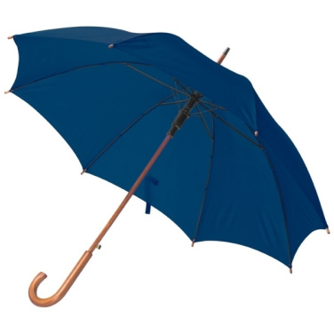 Logotrade promotional giveaway picture of: Wooden automatic umbrella NANCY