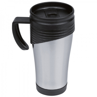 Logo trade promotional products image of: Stainless steel thermo cup EL PASO 400 ml