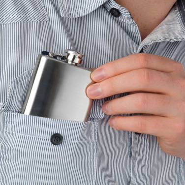Logotrade promotional gift image of: Stainless steel hip flask FRESNO 104 ml
