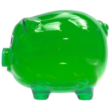 Logo trade corporate gifts image of: Piggy bank LEICESTER