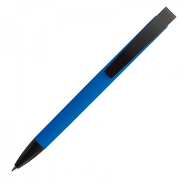Logotrade promotional merchandise picture of: Metal ballpen soft touch BRESCIA