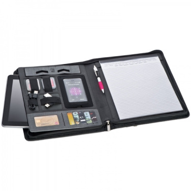 Logotrade promotional gift picture of: A4 folder with power bank Elda