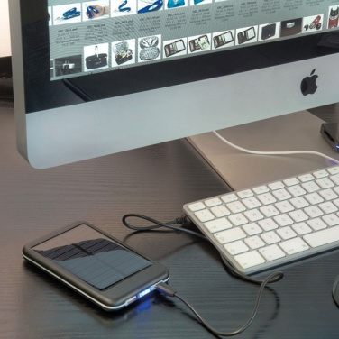 Logo trade corporate gift photo of: Solar power bank PHILADELPHIA