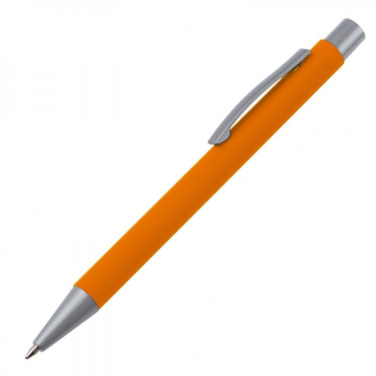 Logotrade promotional products photo of: Metal ballpen soft touch ABU DHABI