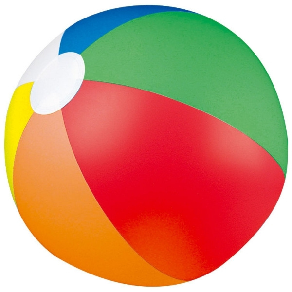 Logo trade promotional item photo of: Multicolour beach ball PALM SPRINGS